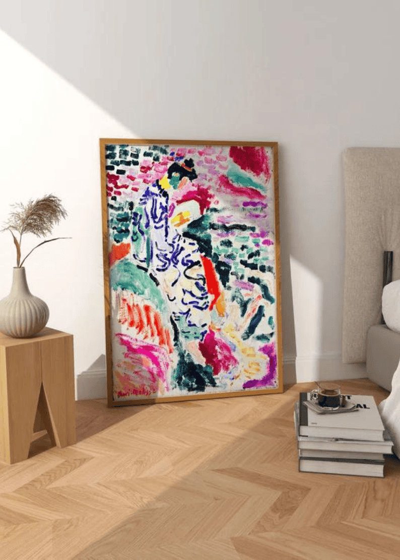 Matisse Print | Japanese Woman | Vintage Wall Art | Colorful Wall Decor | Abstract Wall Art | Eclectic DIGITAL DOWNLOAD | PRINTABLE Wall Art