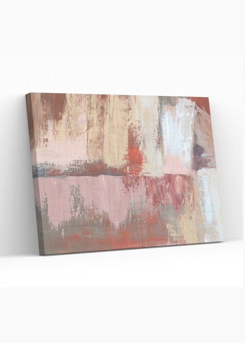 Neutral Tones Abstract Painting Printable Wall Art. Muted Abstract Wall Art Download. Abstract Digital Art Prints for Bedroom or Living Room